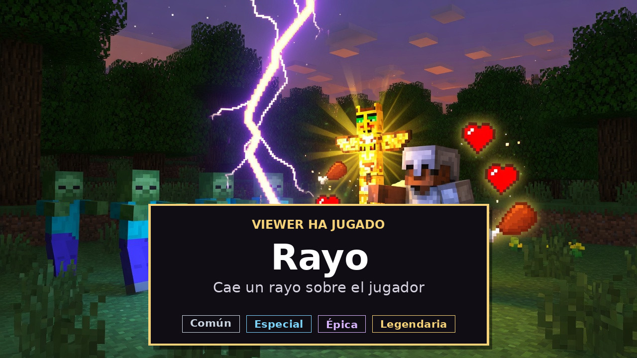 Vista previa Cartas Minecraft